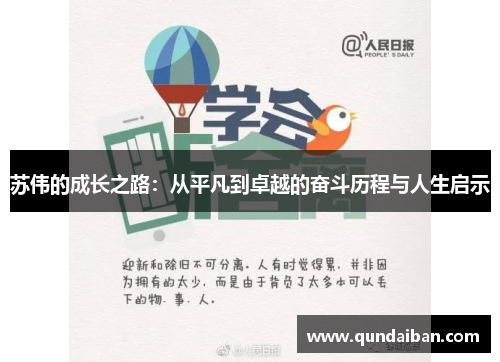 苏伟的成长之路：从平凡到卓越的奋斗历程与人生启示