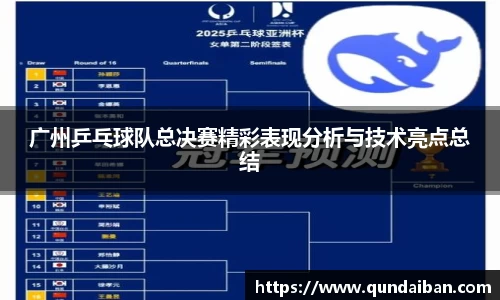 广州乒乓球队总决赛精彩表现分析与技术亮点总结